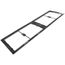 30" x 8" (1) or 14" x 8" (2) Windowed Return Air Grill Wall Frame, Clear Film for Restriction of Dirt and Air