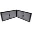 30" x 8" (1) or 14" x 8" (2) Filtered Return Air Grill Wall Frame, for Clean Air Flow