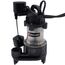 RL-SS50V 115V, 1/2 HP, 3450 GPH Submersible SS Sump Pump w/ Vertical Switch, 10 ft. Cord (Black)