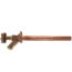 Model 14 8", 1/2" Sweat Inlet Wall Faucet w/ Metal Handle