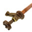 Model 14 12", 1/2" MPT x Sweat Inlet Wall Faucet w/ Metal Handle