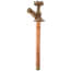 Model 14 8", 1/2" MPT x Sweat Inlet Wall Faucet w/ Metal Handle