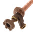 Model 14 14", 1/2" PEX Crimp Inlet Wall Faucet w/ Metal Handle