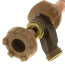 Model 14 4", 1/2" PEX Crimp Inlet Wall Faucet w/ Metal Handle