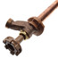 Model 14 6", 1/2" PEX Crimp Inlet Wall Faucet w/ Metal Handle