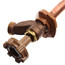 Model 14 14", 3/4" PEX Crimp Inlet Wall Faucet w/ Metal Handle