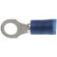 Vinyl Insulated Closed Ring Terminal, 18-14 AWG, Bolt #10 (Copper)