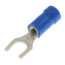 Vinyl Insulated Fork Terminal, 18-14 AWG, Bolt #10 (Copper)