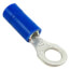 Vinyl Insulated Closed Ring Terminal, 18-14 AWG, Bolt 3/8" (Copper)