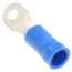 Vinyl Insulated Closed Ring Terminal, 18-14 AWG, Bolt #4 (Copper)