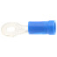 Vinyl Insulated Closed Ring Terminal, 18-14 AWG, Bolt #6 (Copper)