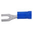 Vinyl Insulated Fork Terminal, 18-14 AWG, Bolt #6 (Copper)