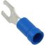 Vinyl Insulated Locking Fork Terminal, 18-14 AWG, Bolt #8 (Copper)