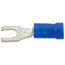 Vinyl Insulated Locking Fork Terminal, 18-14 AWG, Bolt #8 (Copper)
