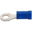 Vinyl Insulated Closed Ring Terminal, 18-14 AWG, Bolt #8 (Copper)