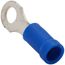 Vinyl Insulated Closed Ring Terminal, 18-14 AWG, Bolt #8 (Copper)