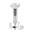 1-1/2" Slip Spigot Sediment Separator Kit w/ 152 Micron Stainless Steel Filter (100 Mesh)