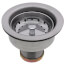15 Series Cup Strainer w/ Shallow Locking Cup & Neoprene Stopper (Stainless Steel)