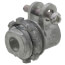 3/8" Zinc BX-Flex Straight Squeeze Connector