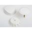 TurnControl Overflow Drain Trim w/ Plastic Handle (Alpine White)