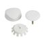 TurnControl Overflow Drain Trim w/ Plastic Handle (White)