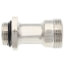 Return Valve Seat, Long - for Stainless Steel Shut-Off/Balancing/Flow Meter Manifold (Nickel Plated Brass)