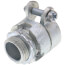 1/2" Malleable Iron BX-Flex Straight Squeeze Connector