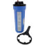 W38-PRA, Standard 10" Slim Line Opaque Housing with Pressure Relief Button & Mounting Bracket