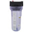 WC34-PR, 3/4" Standard Clear Housing with Pressure Relief Button