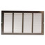 16" x 8" Golden Sand Baseboard Return Air Grille (657 Series)