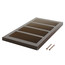 16" x 8" Golden Sand Baseboard Return Air Grille (657 Series)