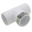 1-1/2" Schedule 40 PVC Tee, Pressure Fitting (DN40)