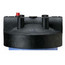 1" Black Heavy-Duty Cap with Pressure Relief Button
