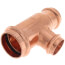 1-1/2" x 1-1/4" x 1" ProPress Copper Tee