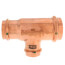 1-1/2" x 1-1/4" x 1" ProPress Copper Tee