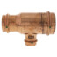 2" x 1-1/2" x 1" ProPress Copper Tee