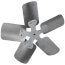 26" dia 24 deg 5/8" CW 5 Blade Fan, 155364P1S