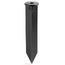12V In-Ground Polymeric Support Stake 14" (Black)