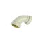 1-1/2" Labline Flame Retardant Polypropylene Acid Waste 90-Degree Elbow, W181