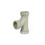 1-1/2" Labline Flame Retardant Polypropylene Acid Waste Sanitary Tee, W201