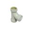 2" Labline Flame Retardant Polypropylene Acid Waste Cleanout Tee, W2025