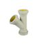 3" Labline Flame Retardant Polypropylene Acid Waste Wye, W373