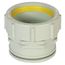 2" Labline Flame Retardant Polypropylene Acid Waste Duriron Adapter, W462