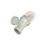 1-1/2" Labline Flame Retardant Polypropylene Acid Waste Universal Trap, Clear Base, W511