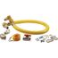 Gas Hose w/ Quick Disconnect, 1" NPT, 48" Long, Installation Kit And Swivelink Fittings, HG-4E-48SK