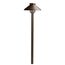 Short Stepped Dome 2700K LED Path Light Textured (Architectural Bronze)
