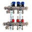 3-Loop ProRadiant Stainless Steel Manifold Shut-Off/Balancing/Flow Meters