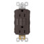 Radiant Spec-Grade Self-Test GFCI Receptacle - Brown (15A)