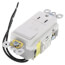 Radiant Single-Pole Switch w/ Tamper-Resistant Self-Test GFCI Outlet - White (125V)