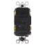 Radiant Spec-Grade Weather-Resistant Self-Test GFCI Receptacle, NEMA 15-5R, 15A - Ivory (125V)